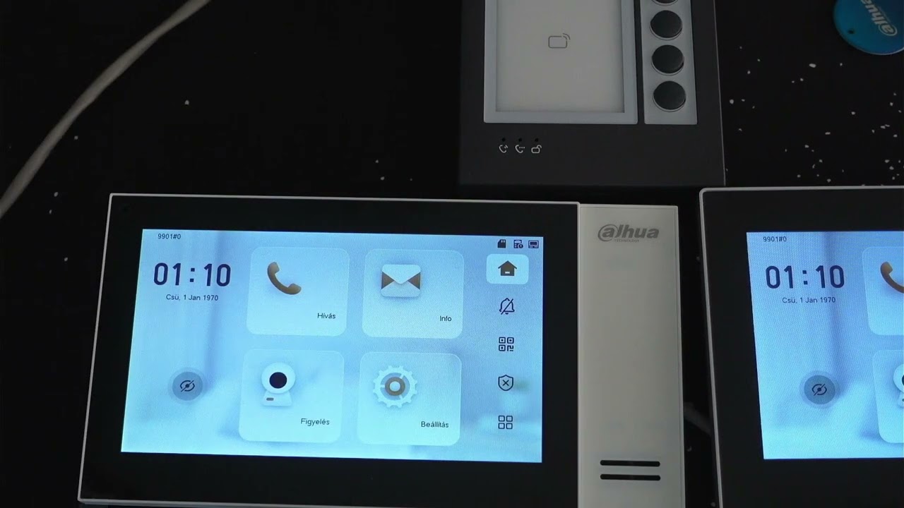 Dahua V4.7 felületű Több lakásos IP kaputelefon beállítása.