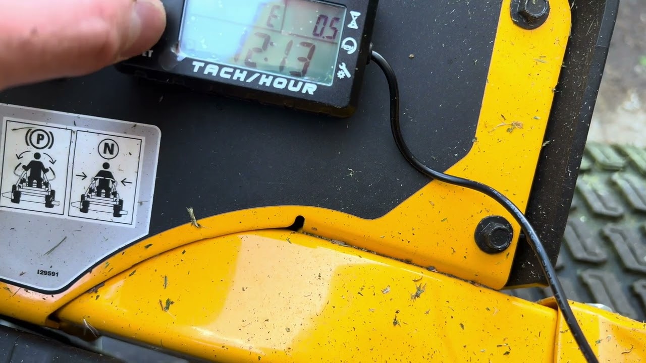 Hour Meter/Tachometer Install On a Cub Cadet ZT1