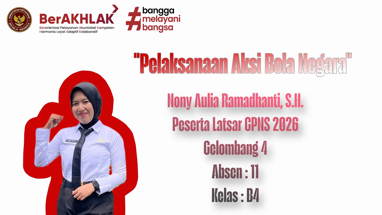 Aksi Bela Negara LATSAR CPNS 2026 KEMENTERIAN PERTAHANAN