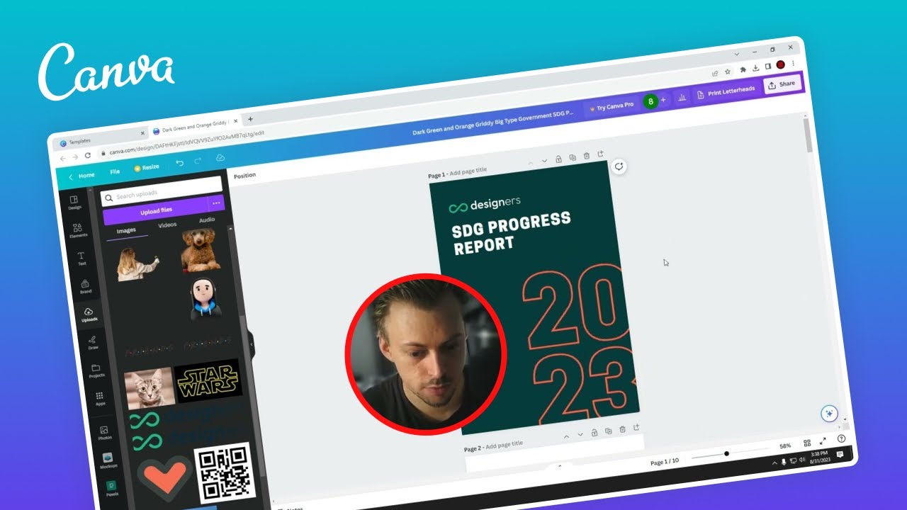 How do I create reports on Canva