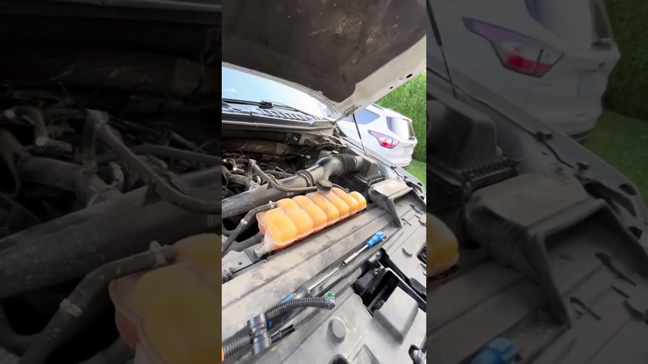 Replacing a purge valve on a 2016 F150 2.7L ecoboost engine. Real time