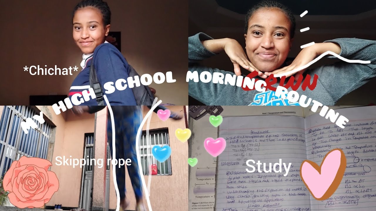 My high school morning routine as an ethiopia high schoolers የተማሪ ውሎ