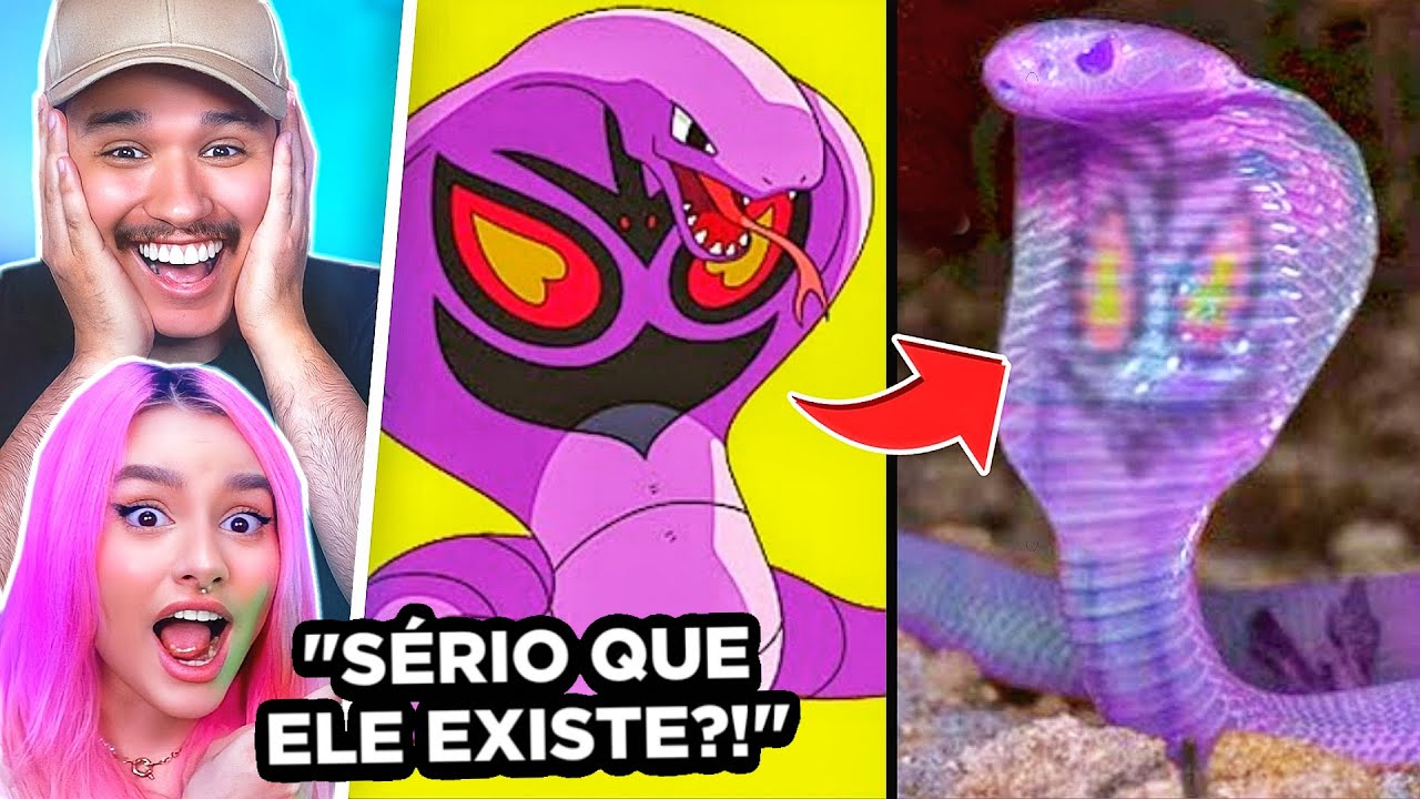NÃO ACREDITAMOS que esses POKÉMONS EXISTEM NA VIDA REAL!