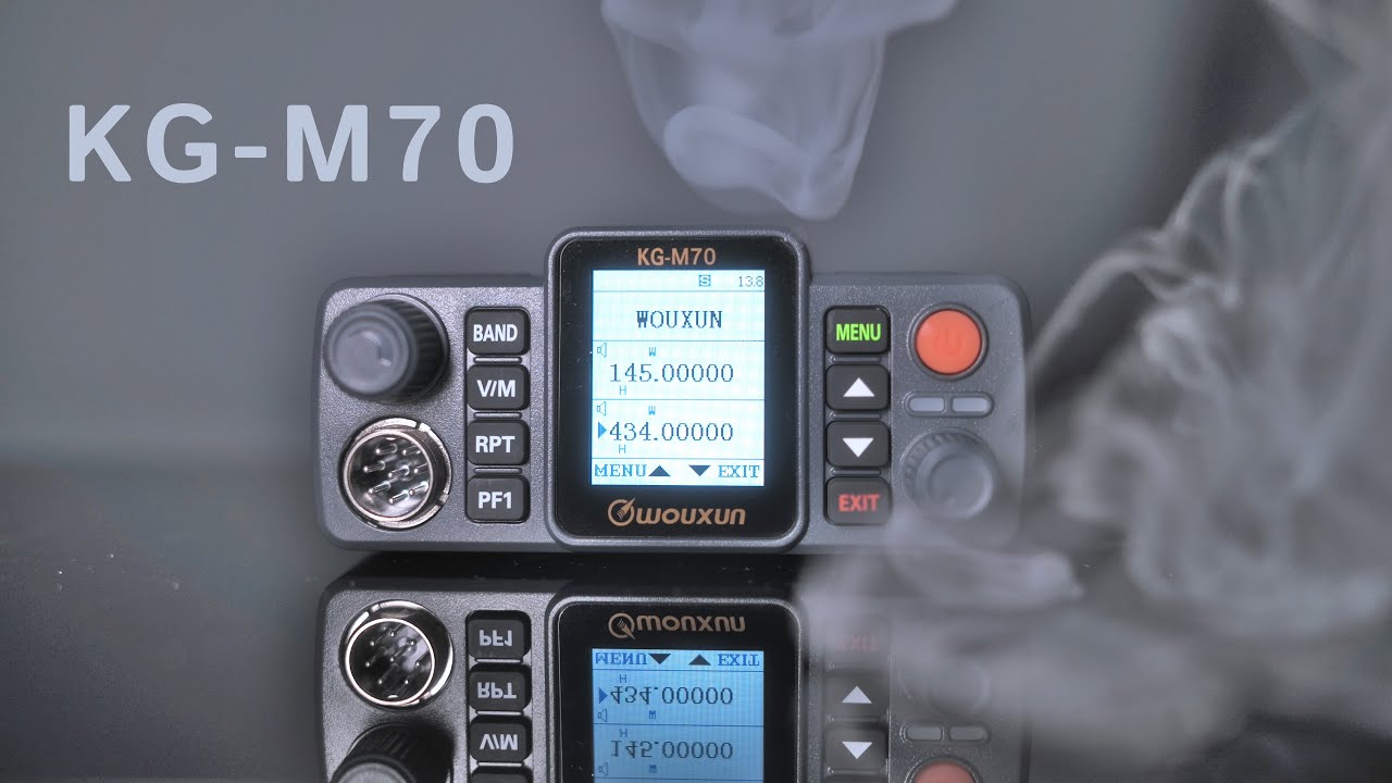 Wouxun KG-M70. Двухдиапазонная радиостанция с необычным дизайном