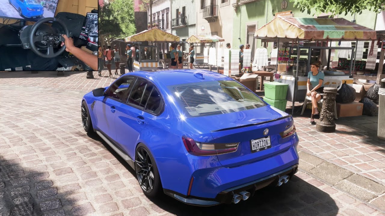 BMW M3 Competition - Forza Horizon 5 | Thrustmaster T300RS Steering Wheel Gameplay