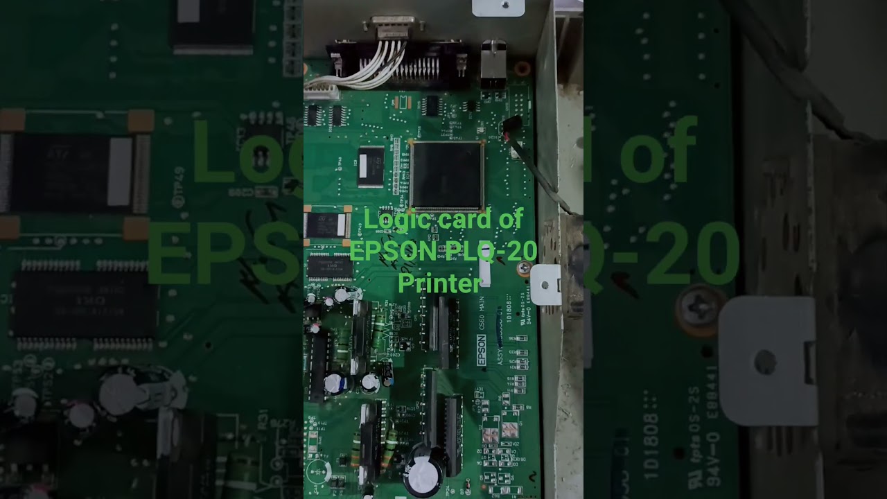 EPSON PLQ-20 printer of Logic card & Power card || @CES ||