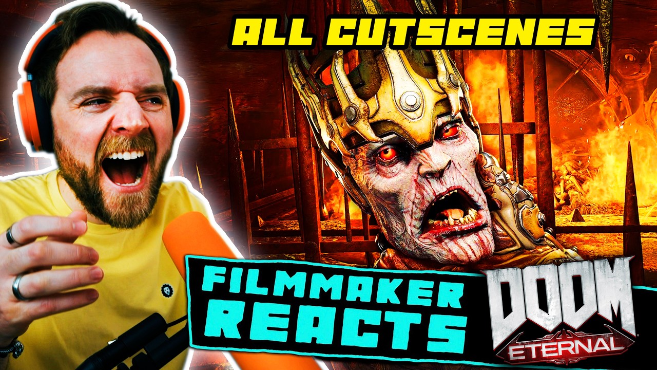 FILMMAKER REACTS: DOOM ETERNAL (2020) [ALL CUTSCENES!!] | DAY TRIP TO HELL!
