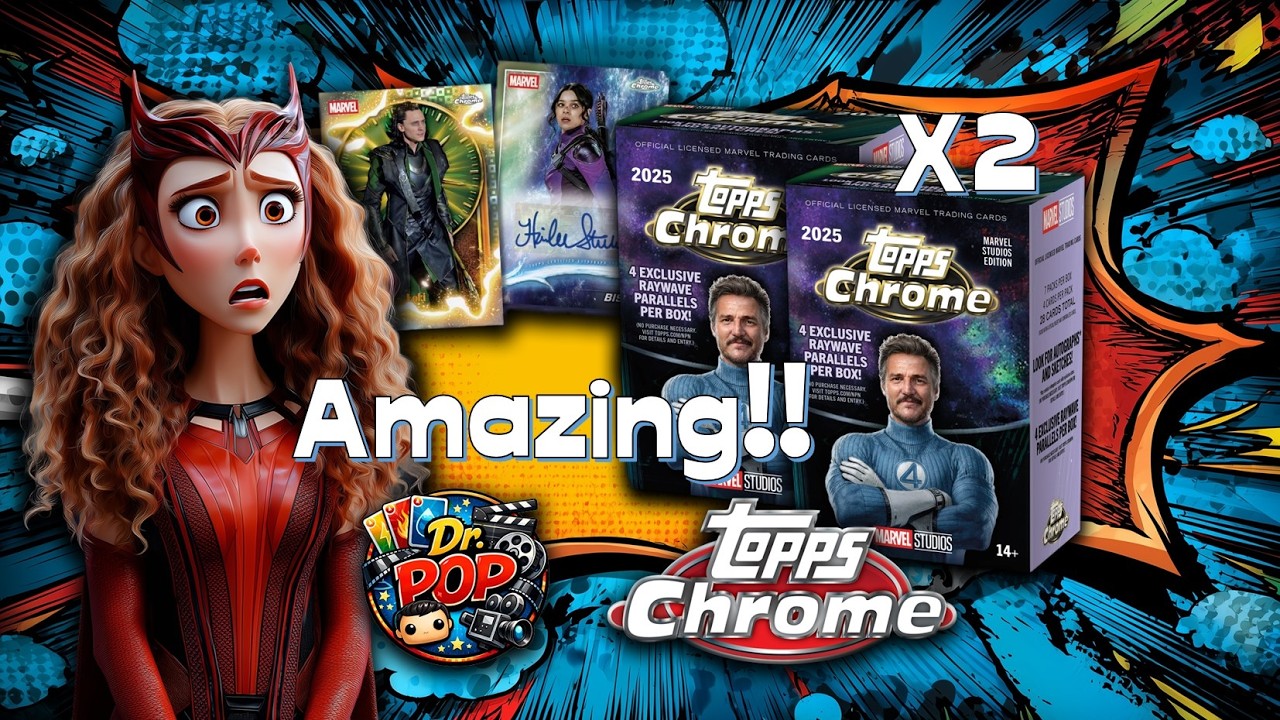 💥 ВОТ ПОЧЕМУ МЫ ОТКРЫВАЕМ КОРОБКИ! | Распаковка коробки Marvel Topps Chrome 💥