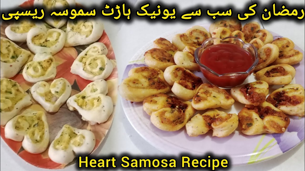 Heart Samosa Recipe | Ramadan Special  Recipe | Crispy Aloo Samosa By Farwas Food