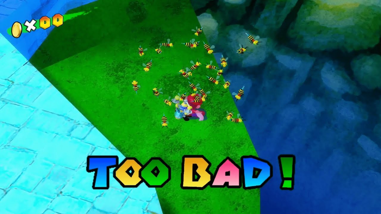 Super Mario Sunshine - Death Compilation [HD] (GameCube)