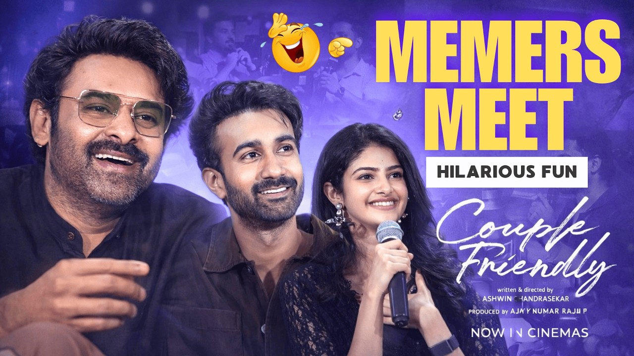 Darling Prabhas, Santosh Sobhan & Manasa Varanasi Hilarious Fun With Memers | Couple Friendly