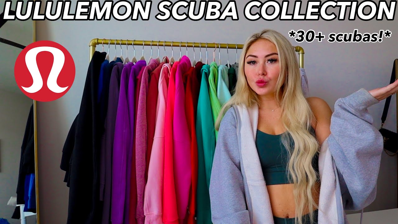 my *insane* lululemon scuba hoodie collection + try-on!