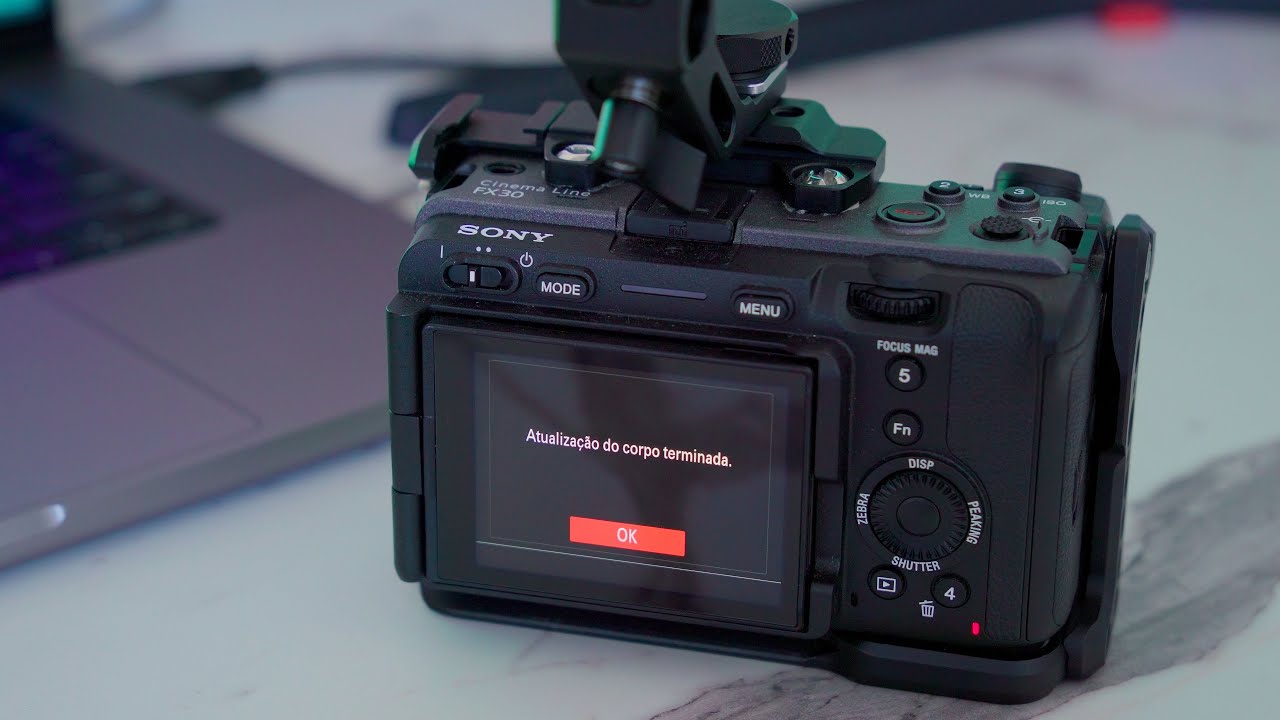 Como atualizar Sony Fx30