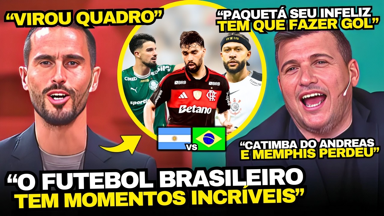 ARGENTINOS MALUCOS COM OS ESTADUAIS E INTERESSE DOS CLUBES BRASILEIROS
