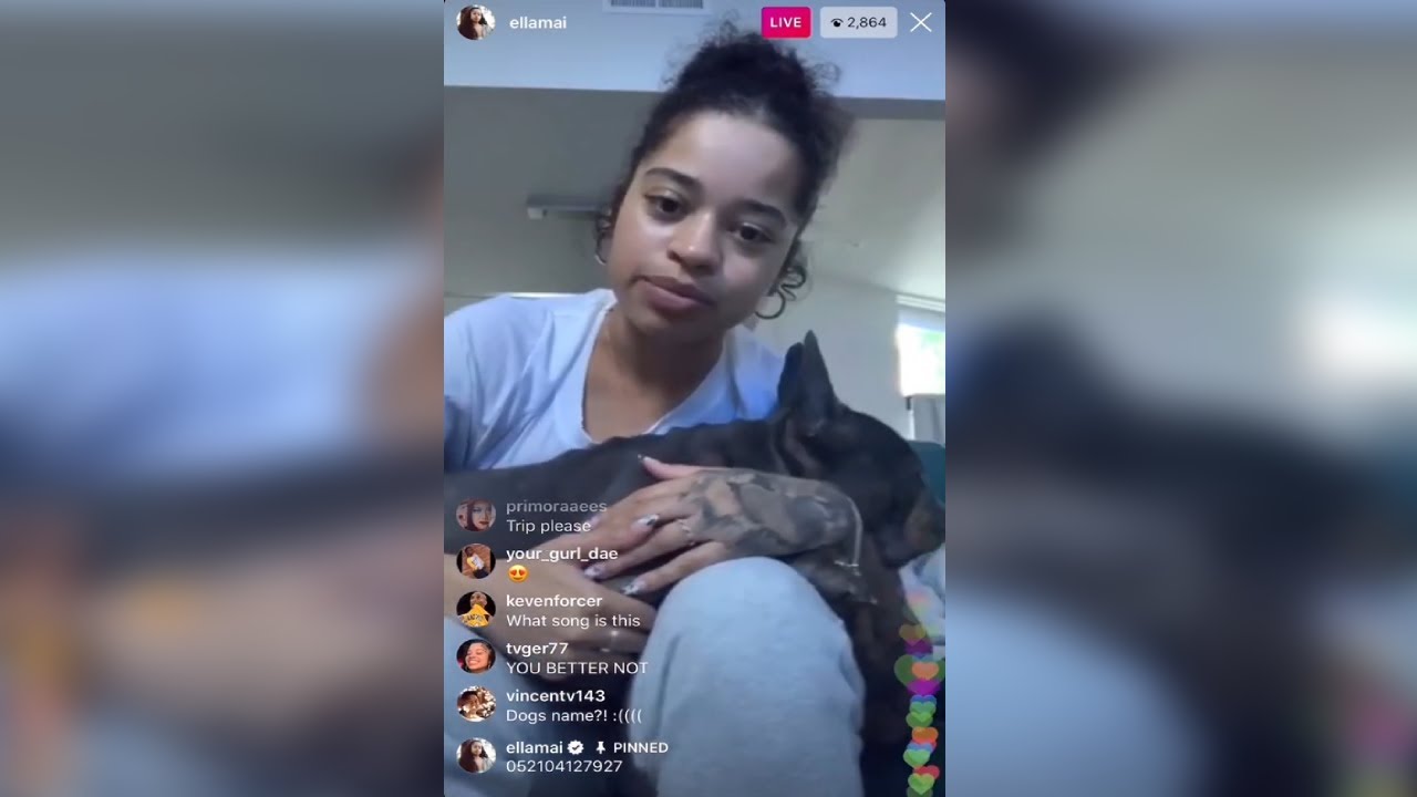 Singer Ella Mai Instagram Live | 3/19/20