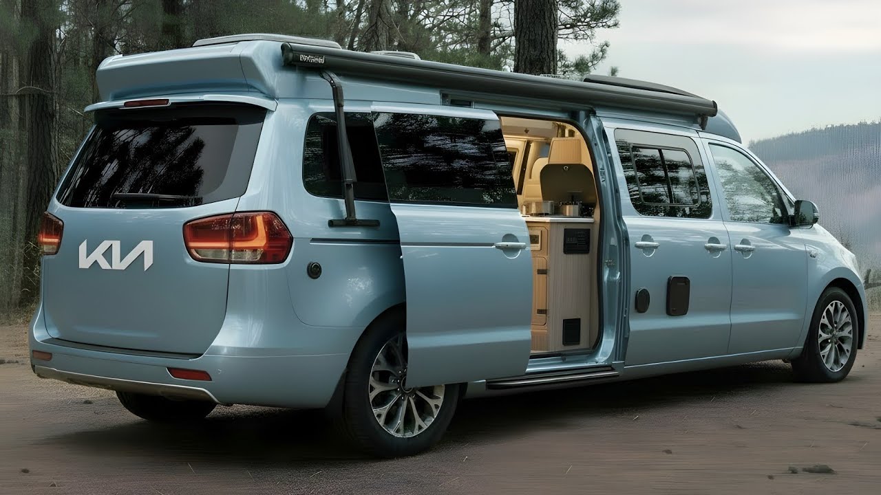 🇰🇷🚐 Электромобиль Kia Camper Van 2026 года | Свобода, комфорт ⚡️ и готовность к путешествию! 🔥