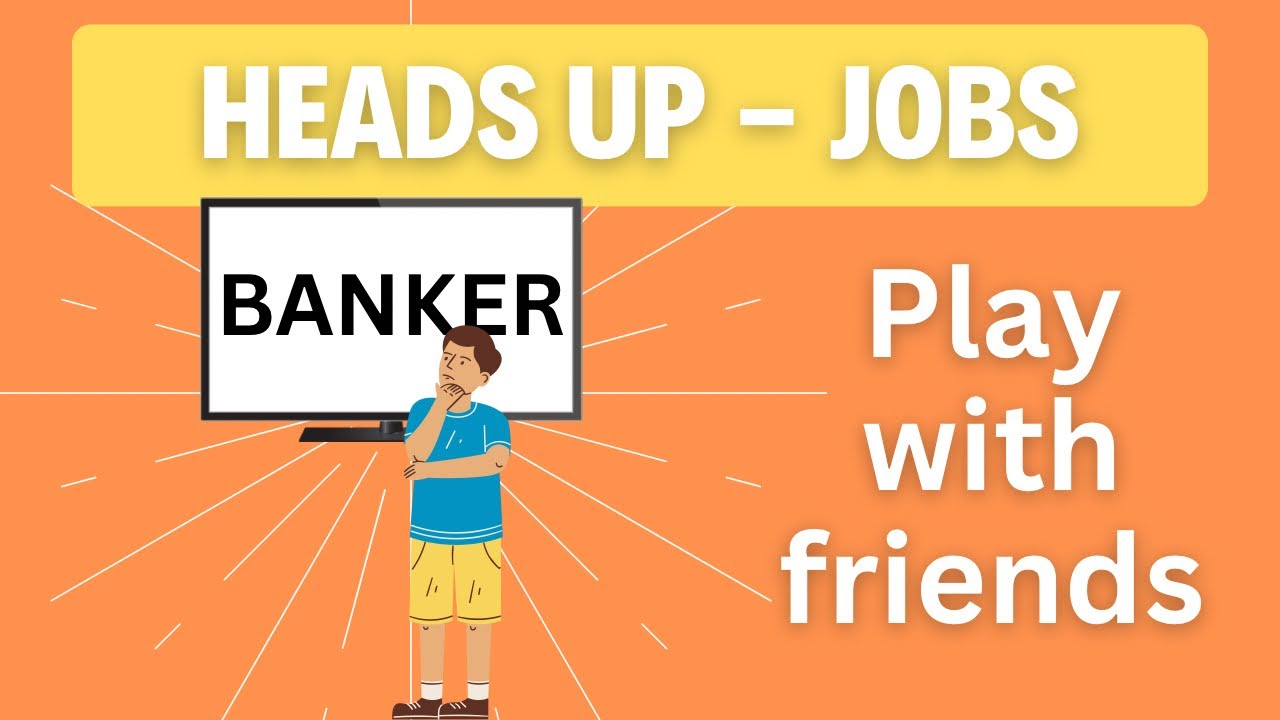 HEADS UP GAME - JOBS | Group game | Party game