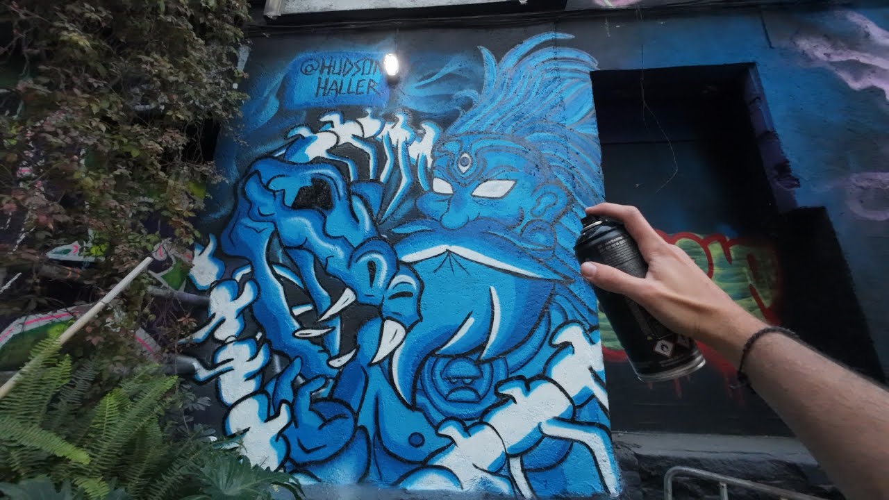 The HARDEST graffiti of my Mexico Trip: painting at EX FABRICA MX🔥🔥