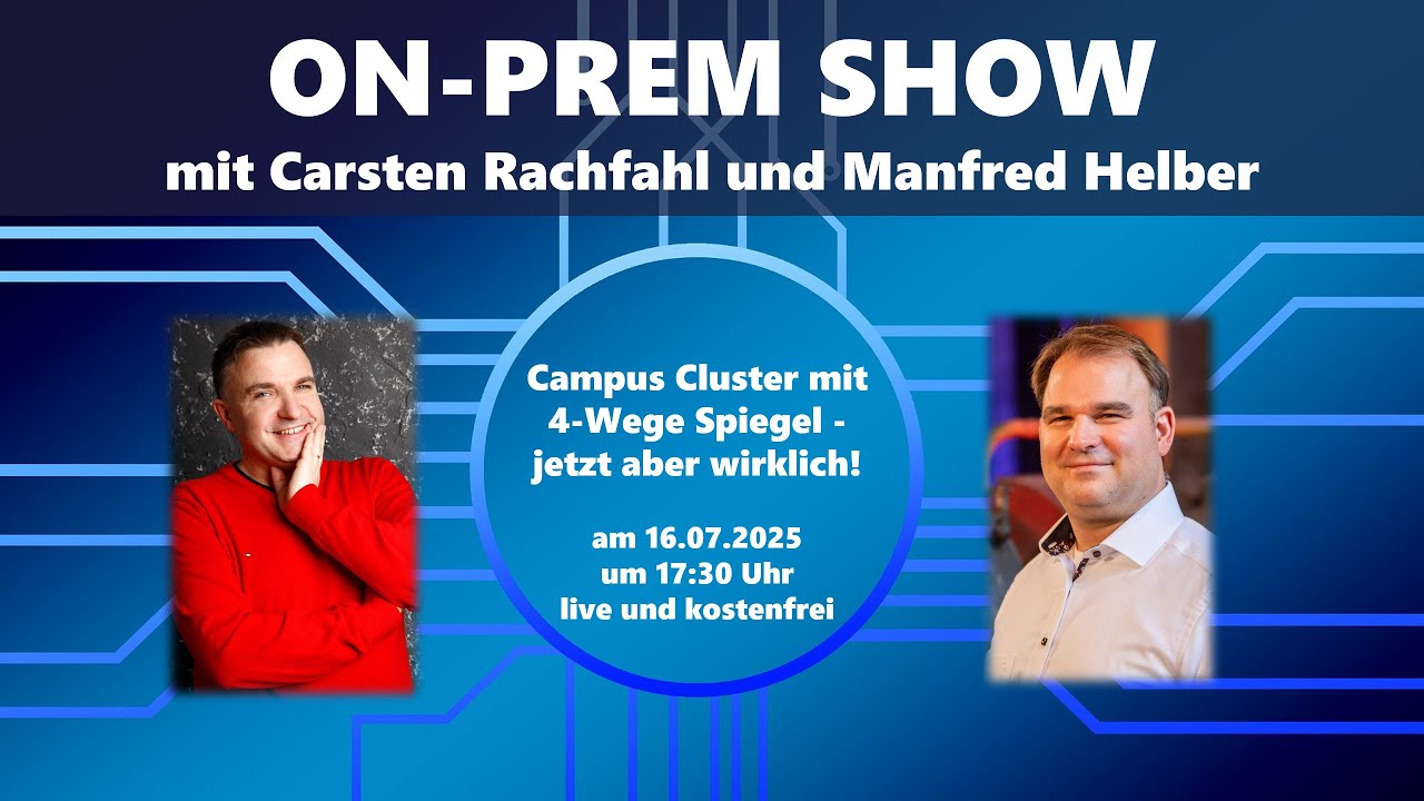 Campus Cluster mit 4-Wege Spiegel - jetzt aber wirklich!