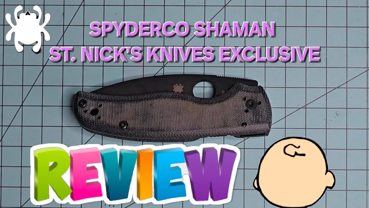 Эксклюзивный обзор Spyderco Shaman
