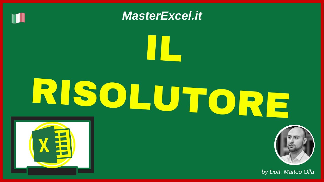 MasterExcel.it | Come Usare Il Risolutore di Excel [Solver]