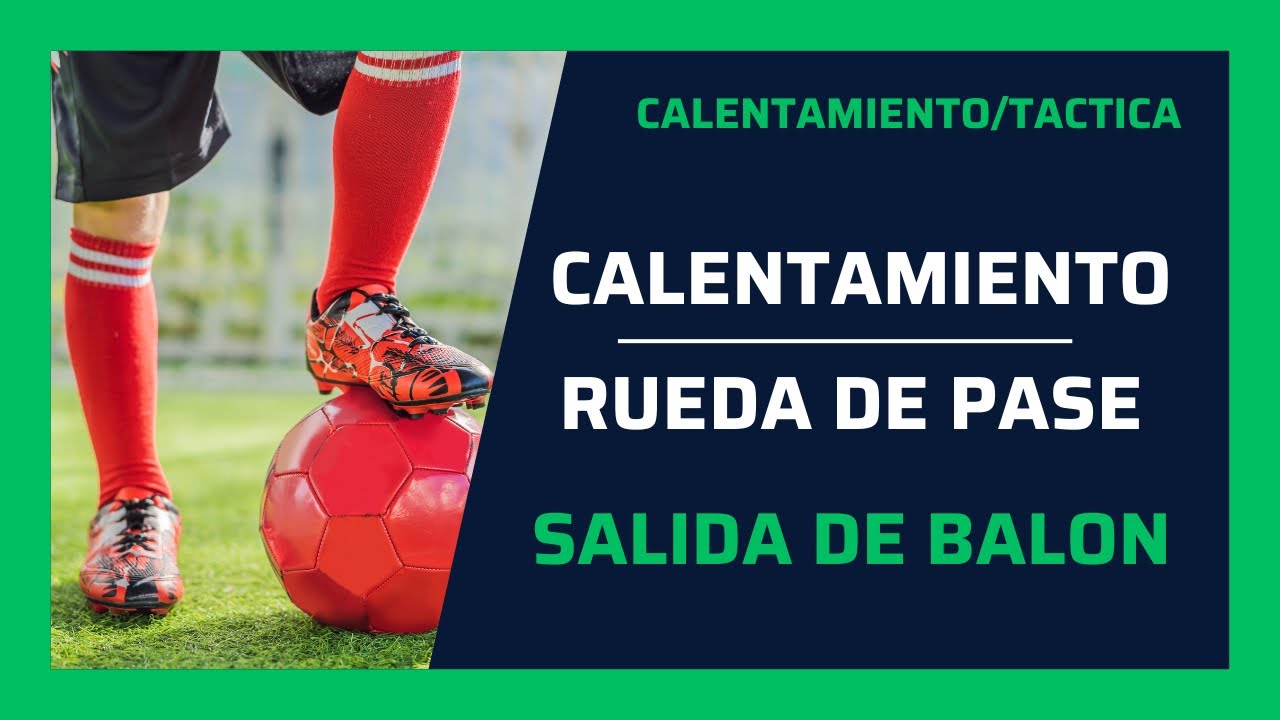 Ejercicio de CALENTAMIENTO para FUTBOL⚽️Cómo trabajar la SALIDA DE BALÓN👉🏼Rueda de PASE 2023🔝