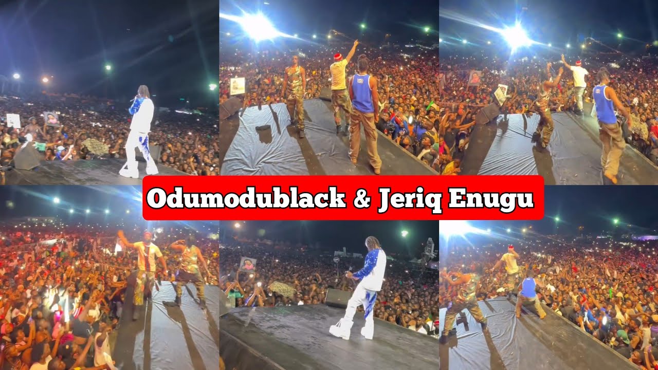 Odumodublack & Jeriq Live In Enugu Eastern Machine Concert. Full Performance 