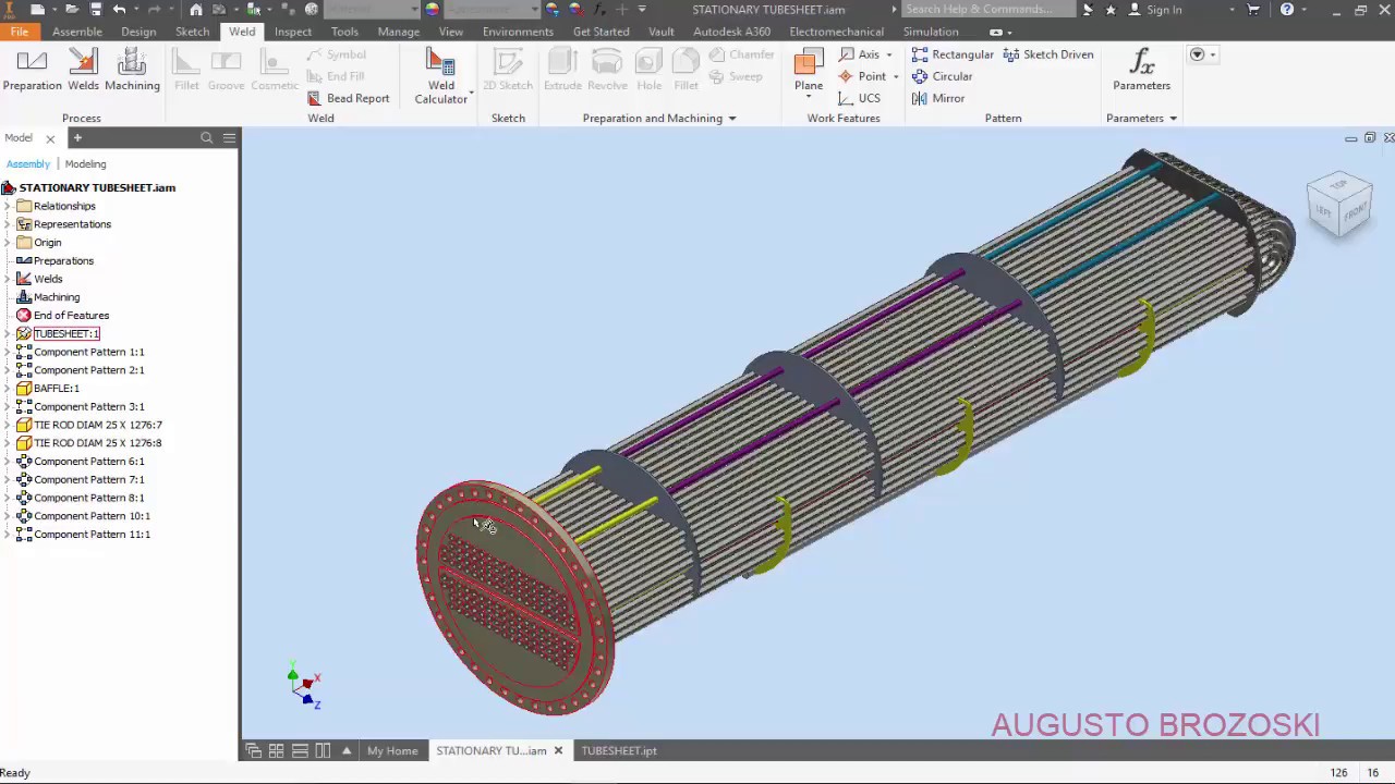 Autodesk Inventor Heat Exchanger 05 de 08