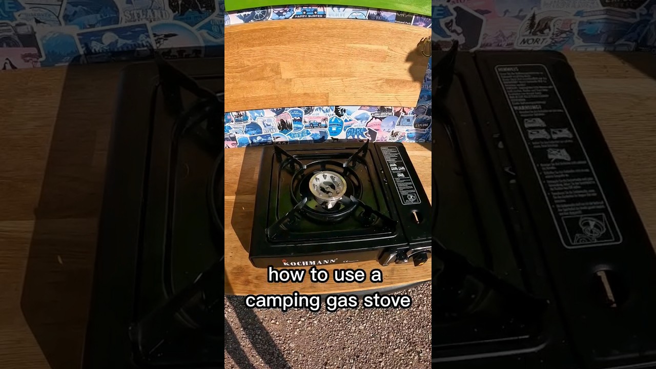 🔥How to use a camping gas stove🔥 (Beginners guide)