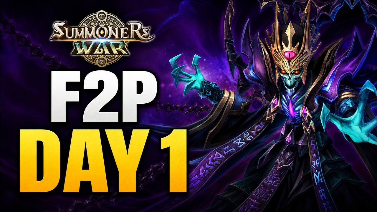 🔴 Summoners War F2P Day 1 | Can We Beat Necro Abyss Hard?