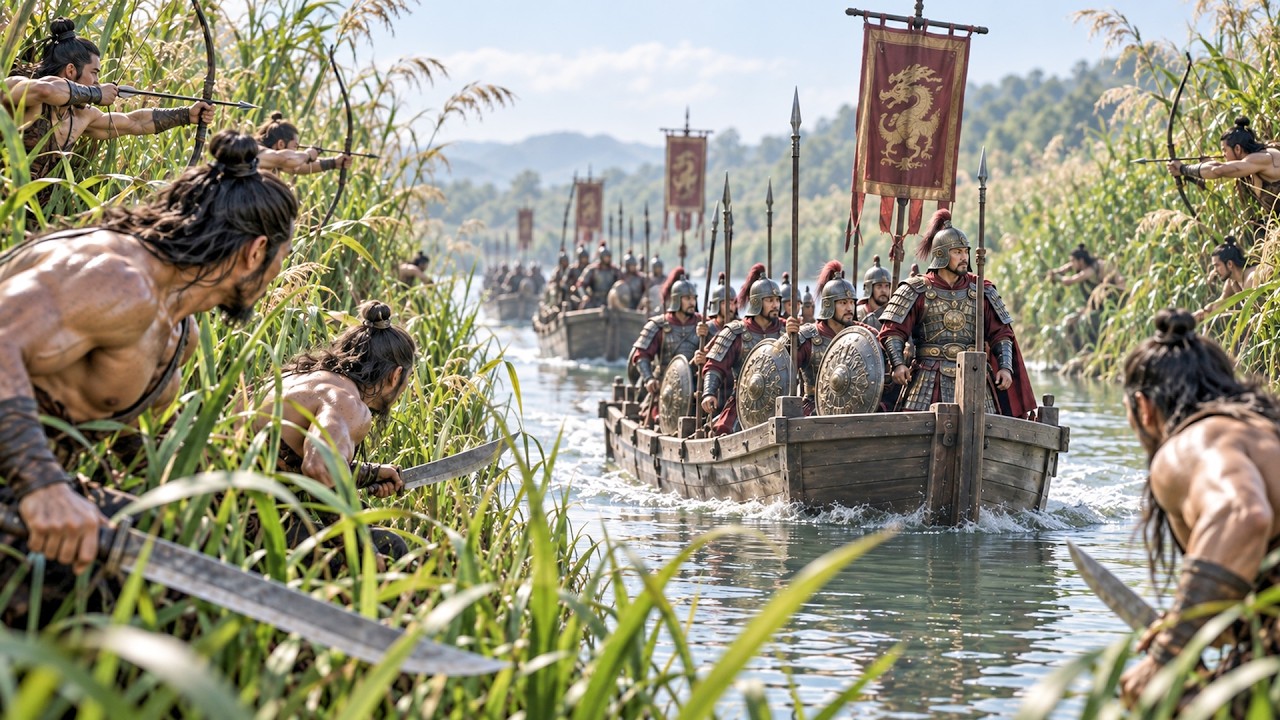 2026 Action Movie: 100,000 troops cross the river&mdash;unaware archers are waiting in a deadly ambush!