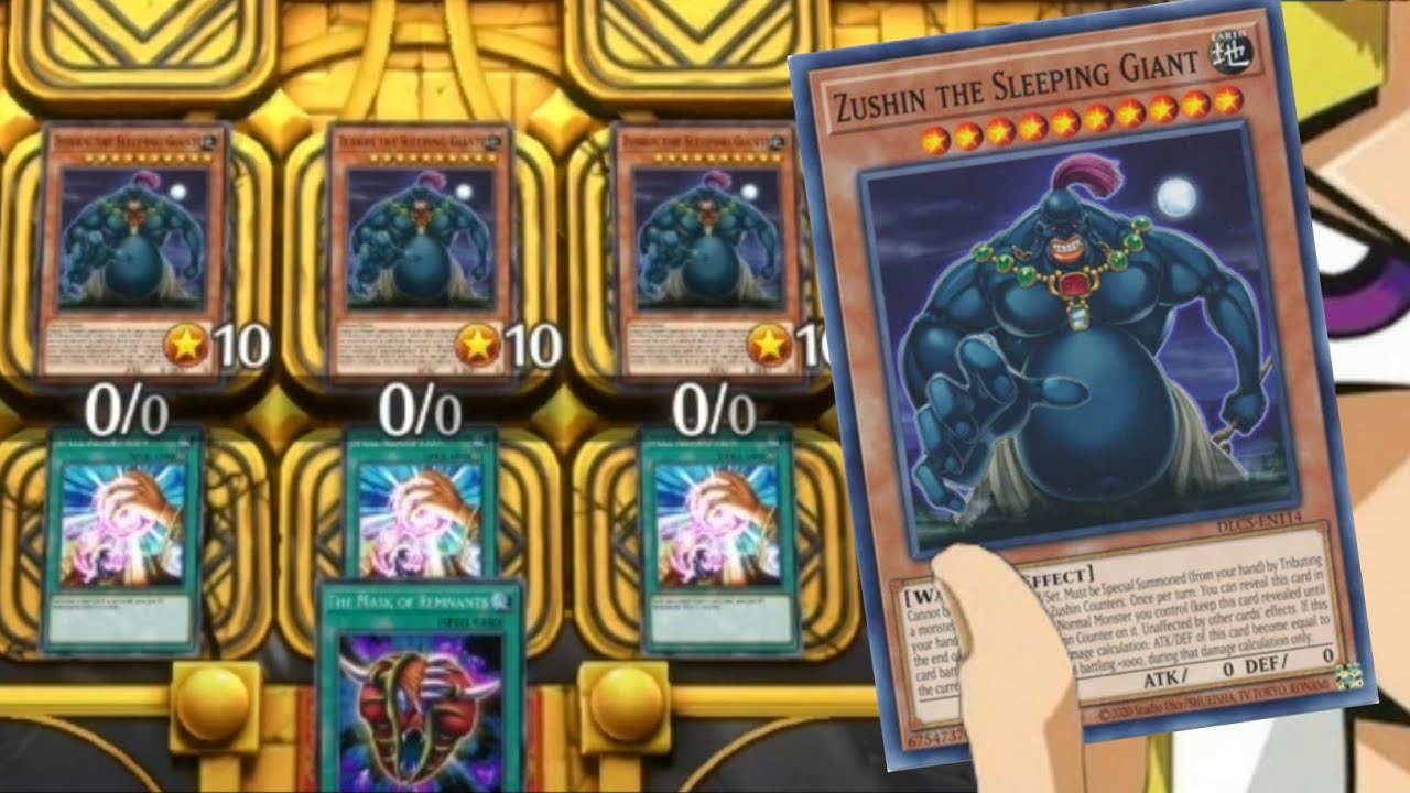 WHEN YOU SUMMON 3 ZUSHIN IN ONE TURN IN YUGIOH MASTER DUEL 