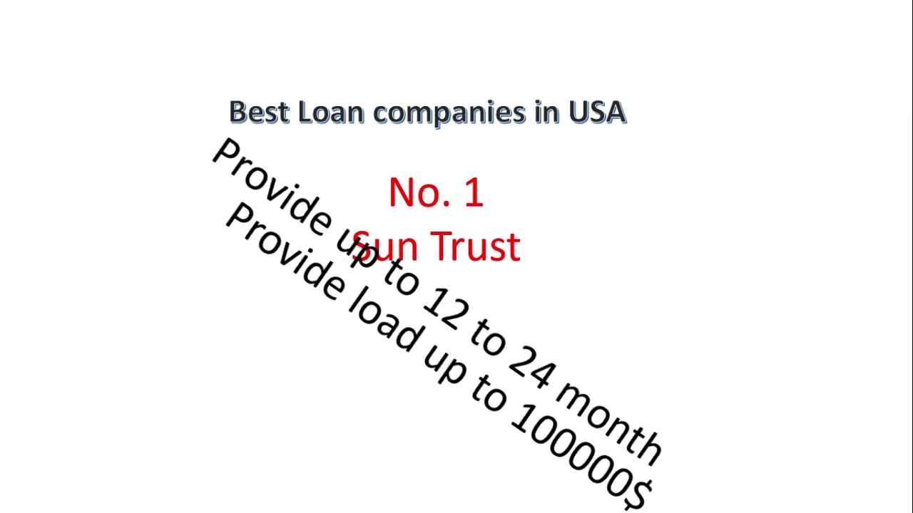 best personal loan provider in USA