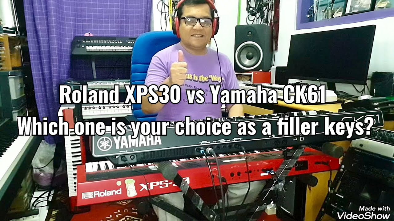 Roland XPS30 vs Yamaha CK61,perbandingan suara filler