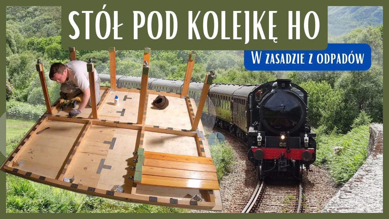 Budowanie stołu pod kolejkę elektryczną H0
