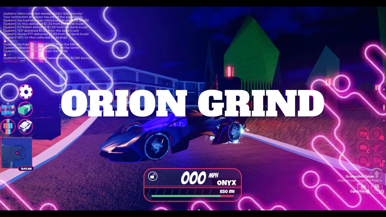 ORION GRIND Roblox Jailbreak
