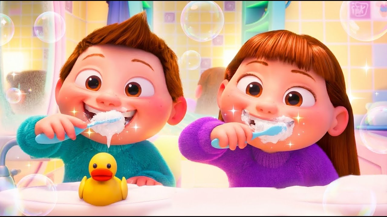 Good Morning Routine Song for Kids 🌞 | Brush Teeth, Wash Face & Healthy Habits