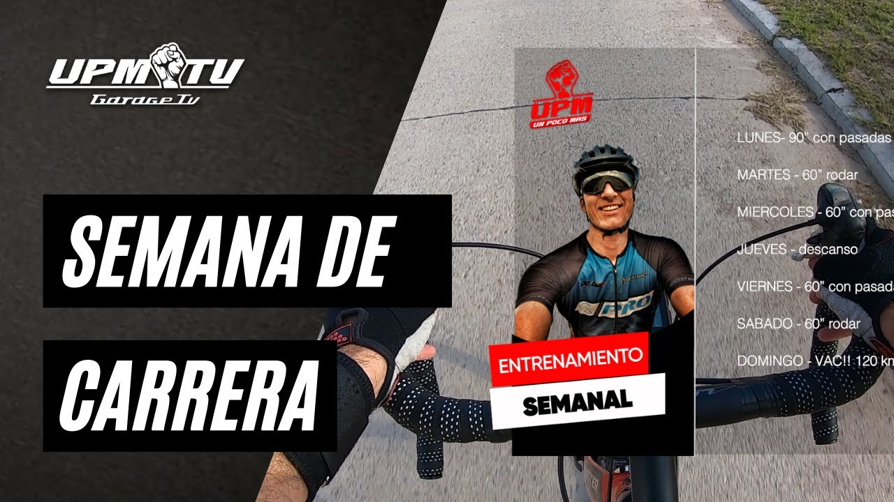Como preparase la ultima semana antes de una competencia de ciclismo de montaña