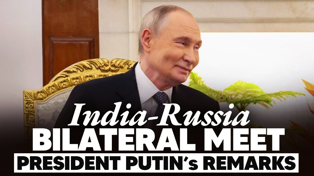 President Putin&rsquo;s remarks during meeting with PM Modi at Hyderabad House