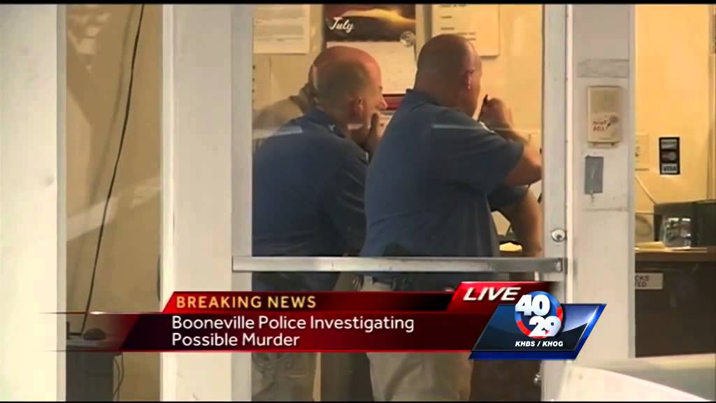 Homicide investigation at Booneville motel