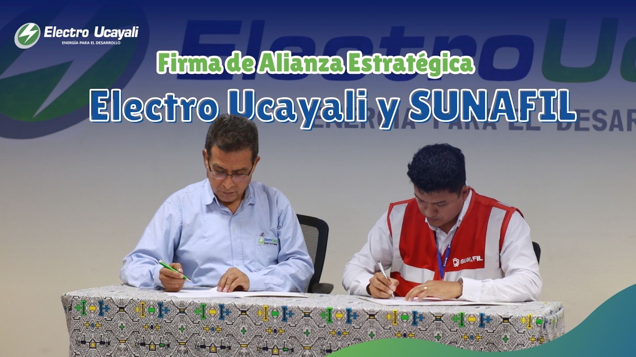 Firma de Alianza estratégica Entre Electro Ucayali y SUNAFIL