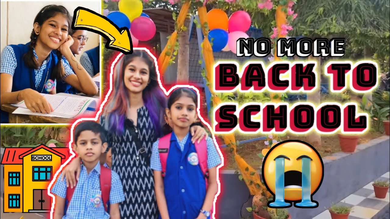 No more BACK TO SCHOOL😭📚| Ini enik SCHOOL illa🥹 | Tiya’s & Advik’s guardian🥳 | thejathangu😉