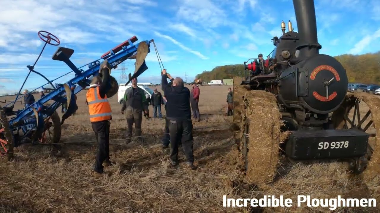 Steam Tractor Cable Plough at The Rutland Ploughing Match, Stamford - Saturday 1st November 2025