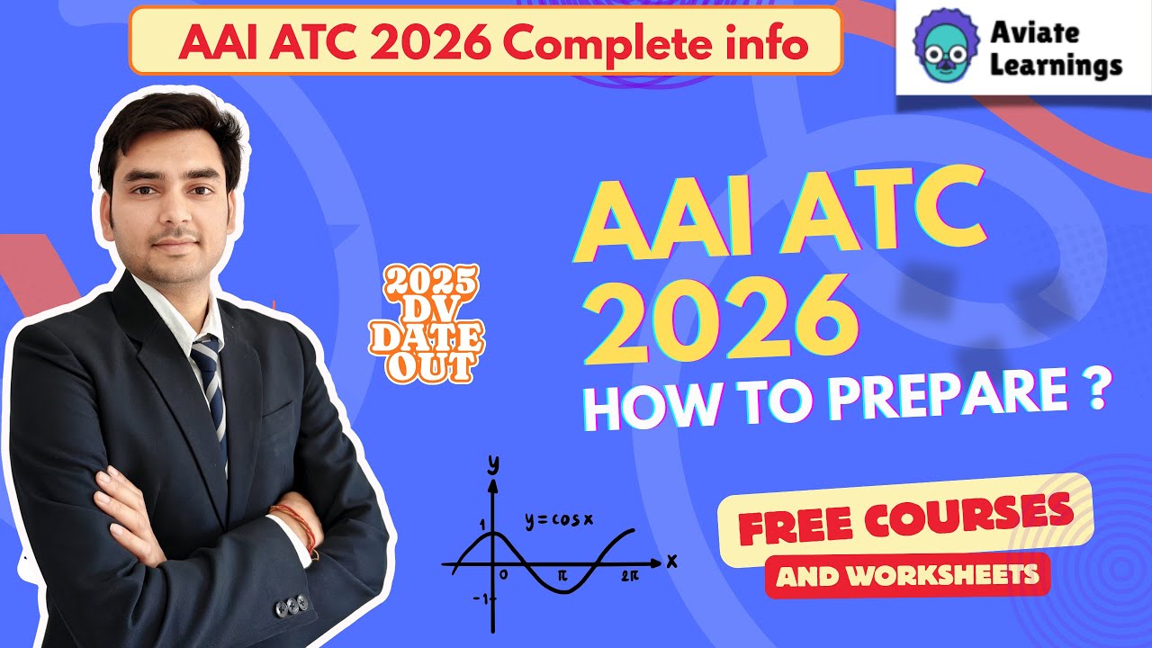 AAI ATC 2026 Preparation Strategy | Complete Roadmap,Free Course, Worksheet