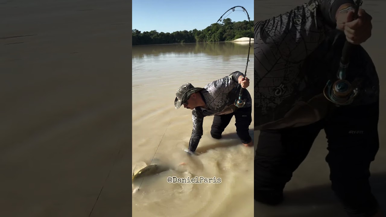 😱Olha o peixe que eu capiturei utilizando isca de Surubim🎣😃