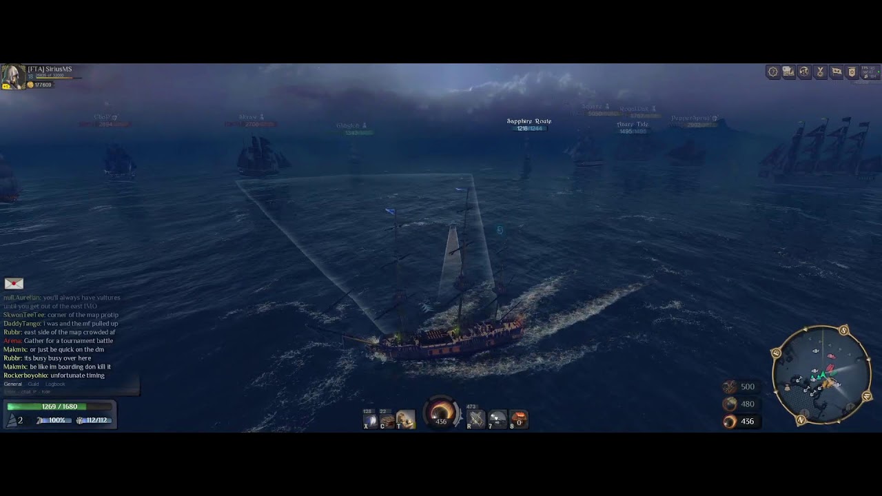 Working the fast line of ships