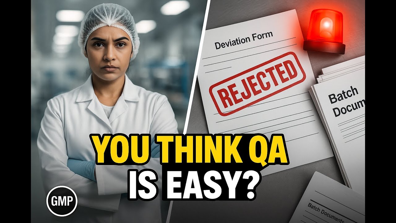 Day in the Life of a Pharma QA Executive | GMP & Compliance
