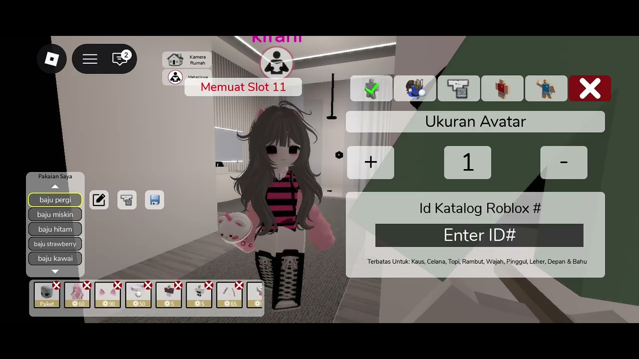 Main Roblox Brookhaven bareng adek