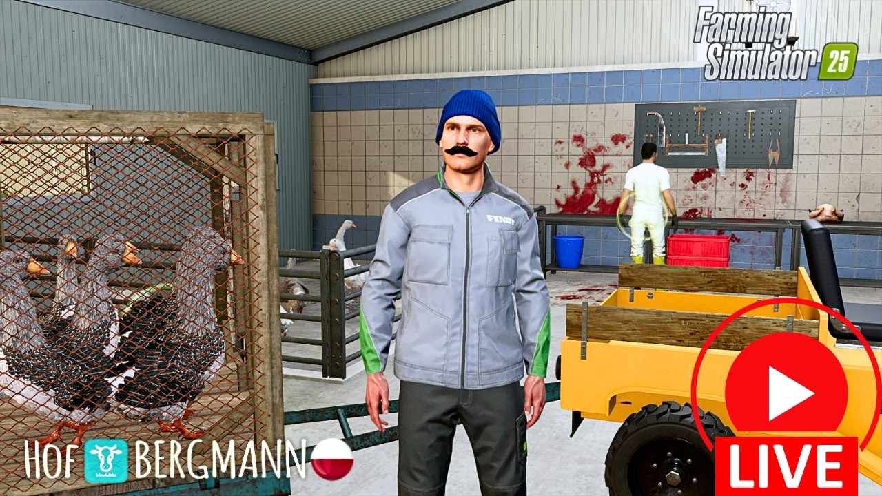 Farming Simulator 25 Wieczór z Hof Bergmann - GĘSI - LIVE!