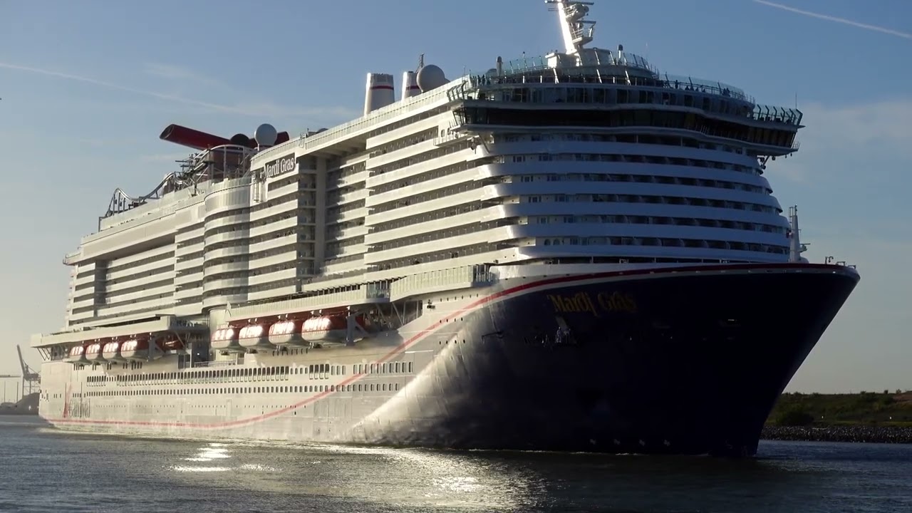 Cruise Ships Sailing Away at Sunset!
